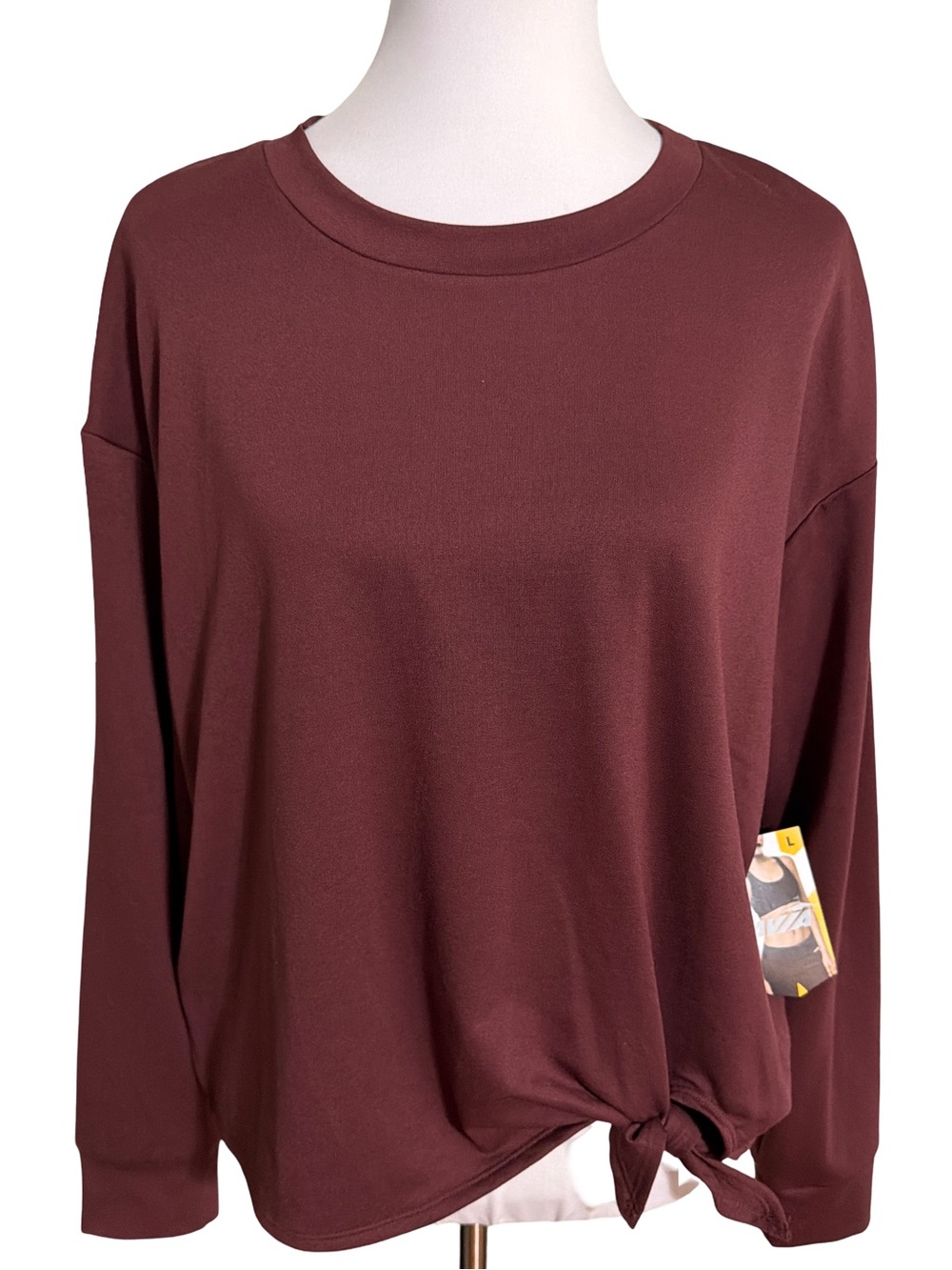 Avia Women's Long Sleeve Sweatshirt Wine